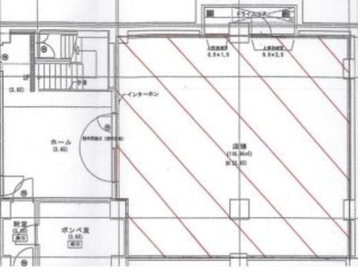 プライア渋谷(SOHO) B1階 間取り図