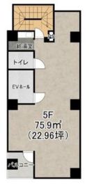 渋谷三丁目TRビル 5階 間取り図