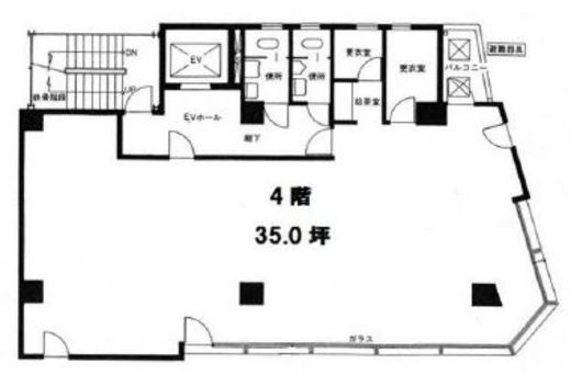 木村ビル(小川町) 4階 間取り図