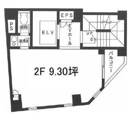 銀座セレンシービル 2階 間取り図