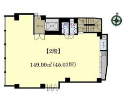 YODAビル 2階 間取り図