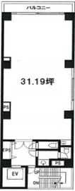 伊達志めビル 6階 間取り図