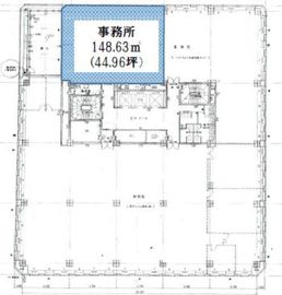 郵政福祉琴平ビル 3階 間取り図