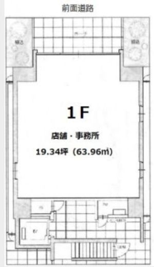 (仮称)千代田区岩本町1丁目マンション 1階 間取り図