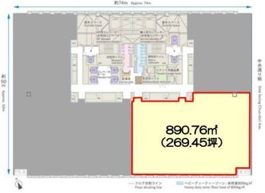 KYOBASHI EDOGRAND（京橋エドグラン） 16階東 間取り図