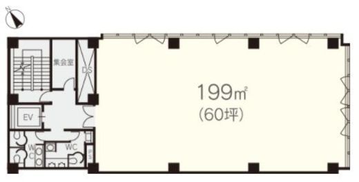 日土地日本橋ビル 7階 間取り図