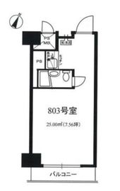 エムエフ青山ビル 803 間取り図