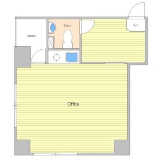 グローリア宮益坂 5階 間取り図