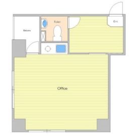 グローリア宮益坂 5階 間取り図