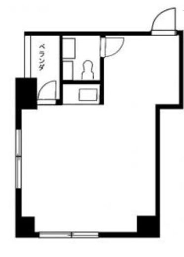 グローリア宮益坂 803 間取り図