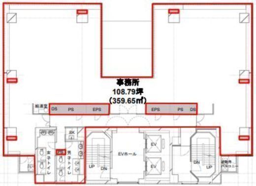 エイハ新川 6階 間取り図