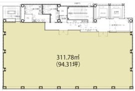 渋谷プレイス 3階 間取り図