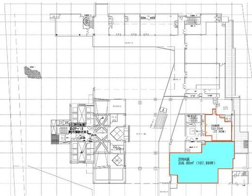 天王洲オーシャンスクエア 商業棟208 間取り図