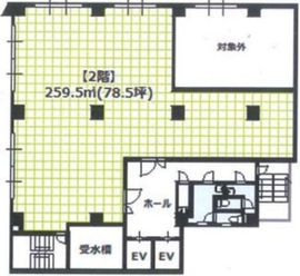 八丁堀FRONT 2階 間取り図