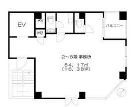 COSMY新川 3階 間取り図