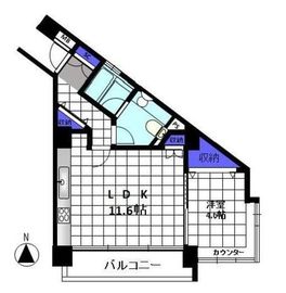 お茶の水SCハウス(SOHO) 305 間取り図