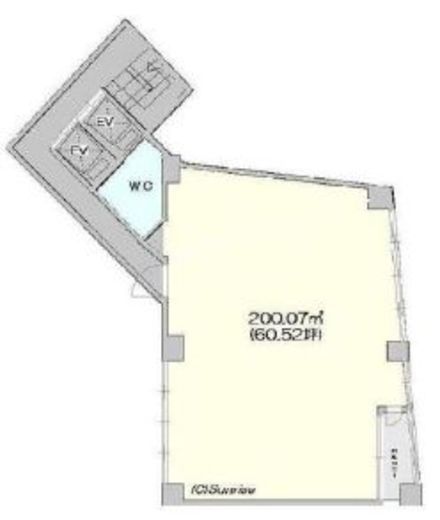 渋谷桜丘ビル 10階 間取り図