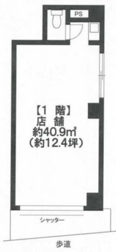 CIビル 1階 間取り図