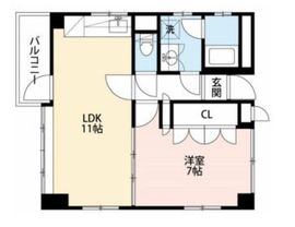 ラフィネ新宿 101 間取り図