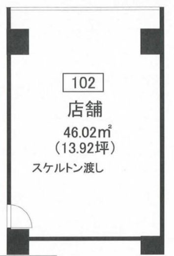恵比寿壱番館 102 間取り図