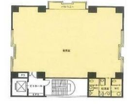 恵比寿幸和ビル 9階 間取り図