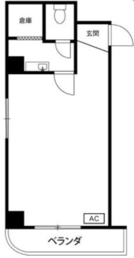 ニュー渋谷コーポラス 906 間取り図