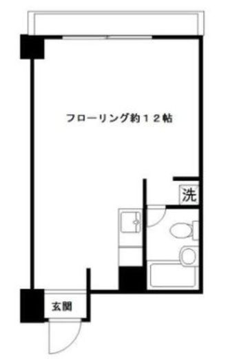 ニュー渋谷コーポラス 903 間取り図