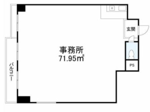 ノア渋谷 701 間取り図