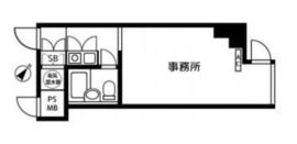 ノア渋谷 310 間取り図