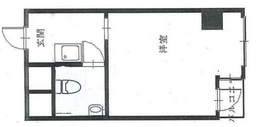 ノア渋谷 305 間取り図