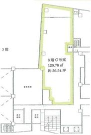 ワールド宇田川ビル 3階C 間取り図