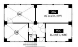 第2野口ビル 202 間取り図