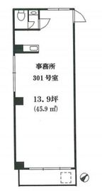 SUビル 301 間取り図