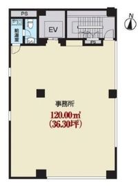 MIC西麻布 5階 間取り図
