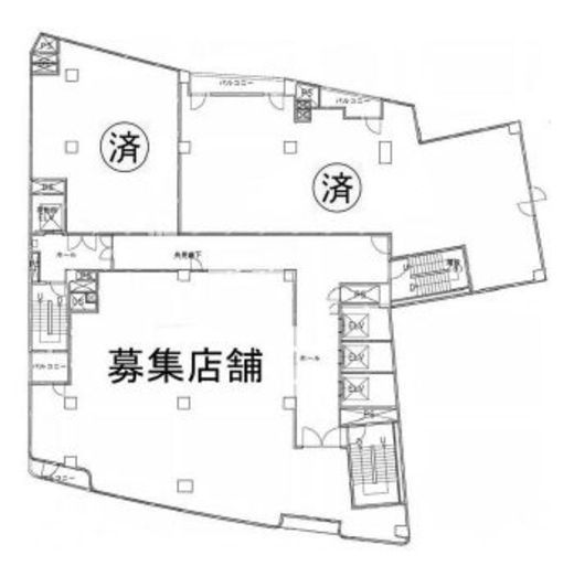 ちとせ会館 4階 間取り図