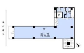 青山シティビル 3階 間取り図