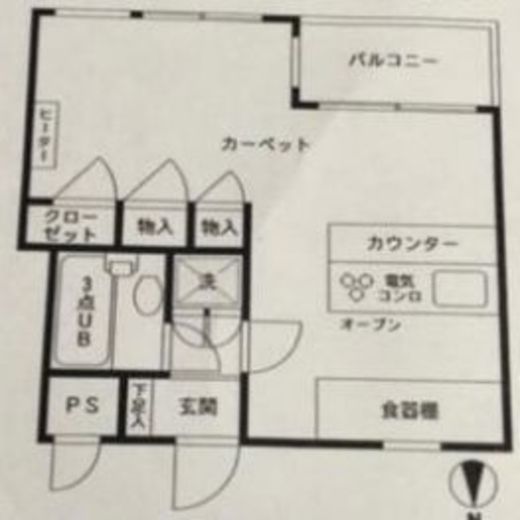 インペリアル六本木フォーラム1号館 904 間取り図