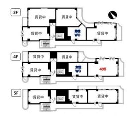 インペリアル六本木2号館 405 間取り図