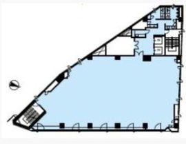NMF渋谷公園通りビル 8階 間取り図