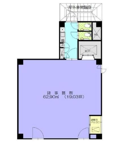 トーハン第3ビル 10階 間取り図