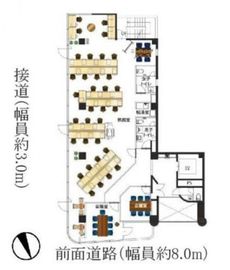 CAMEL築地2 2階 間取り図