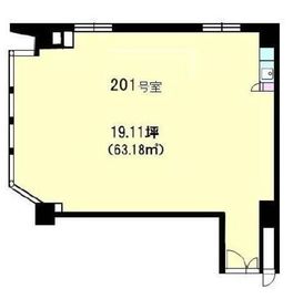 市ヶ谷法曹ビル 201 間取り図