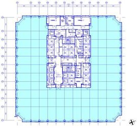 愛宕グリーンヒルズMORIタワー 35階1 間取り図