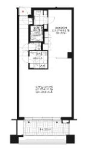アークヒルズフロントタワーRoP 902 間取り図