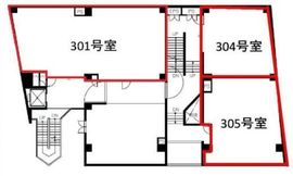 ゼックスバウム館 304 間取り図