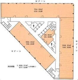 小田急第一生命ビル 24階 間取り図