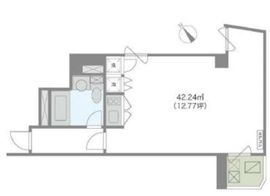 ロイヤル赤坂サルーン 407 間取り図