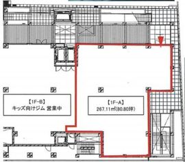 QIZ広尾 1階A 間取り図