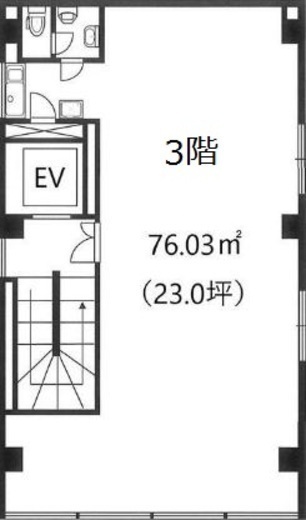 ふじビル 3階 間取り図