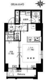 Casa Azabu Le Grand(SOHO) 902 間取り図